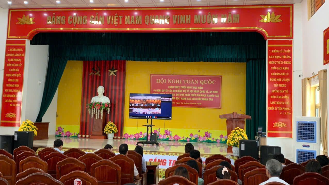 Hội nghị toàn quốc Quán triệt, triển khai thực hiện các nghị quyết quan trọng