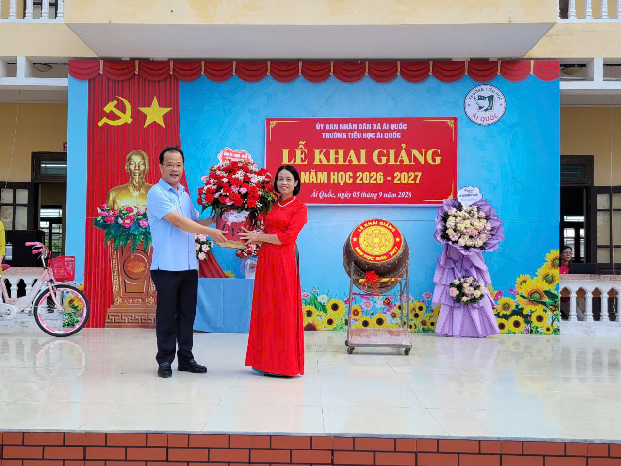 Các trường học xã Ái Quốc tưng bừng khai giảng năm học mới 2026–2027