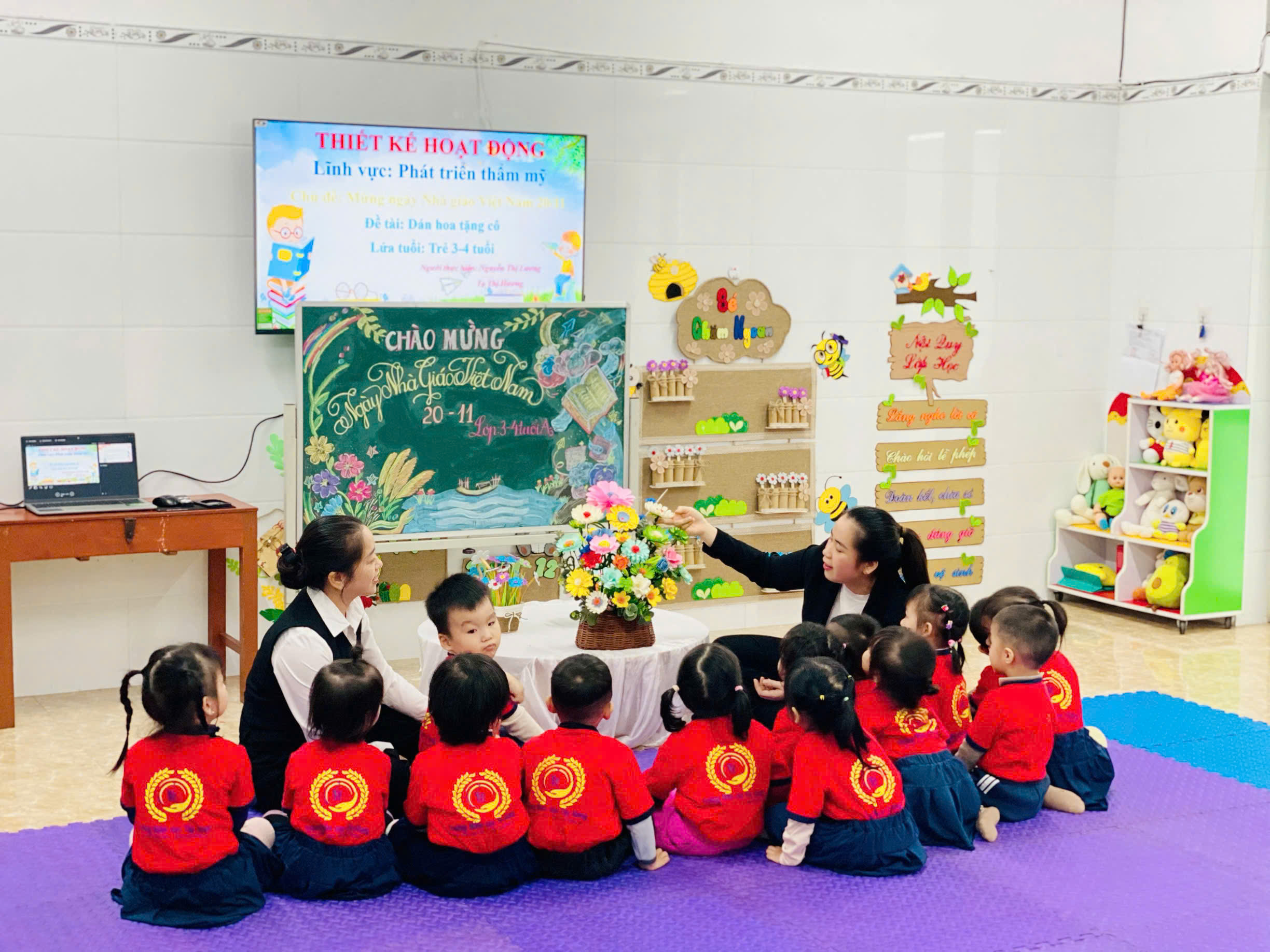 Trường Mầm non Tây Giang - nơi trẻ thơ được thỏa sức sáng tạo và khám phá