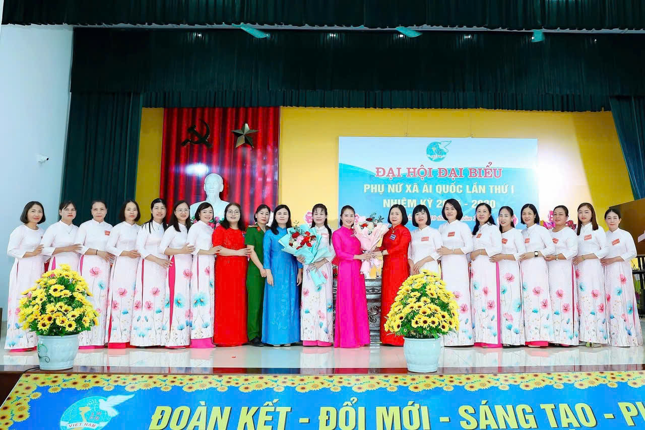Đại hội đại biểu Hội Liên hiệp phụ nữ xã Ái Quốc lần thứ I, nhiệm kỳ 2025-2030