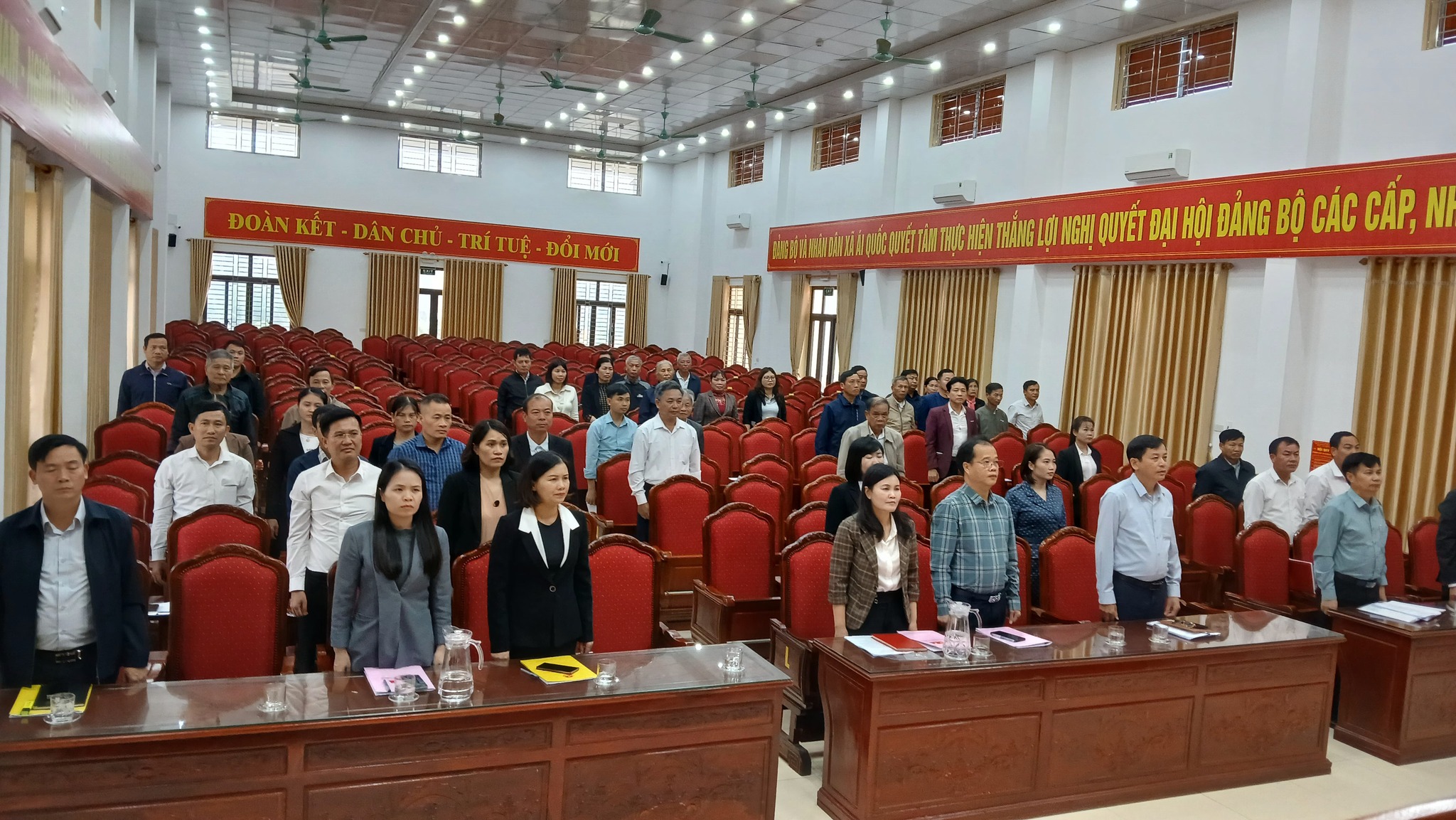 Thường trực HĐND xã Ái Quốc nhiệm kỳ 2021–2026 tổ chức kỳ họp giải quyết công việc phát sinh đột xuất