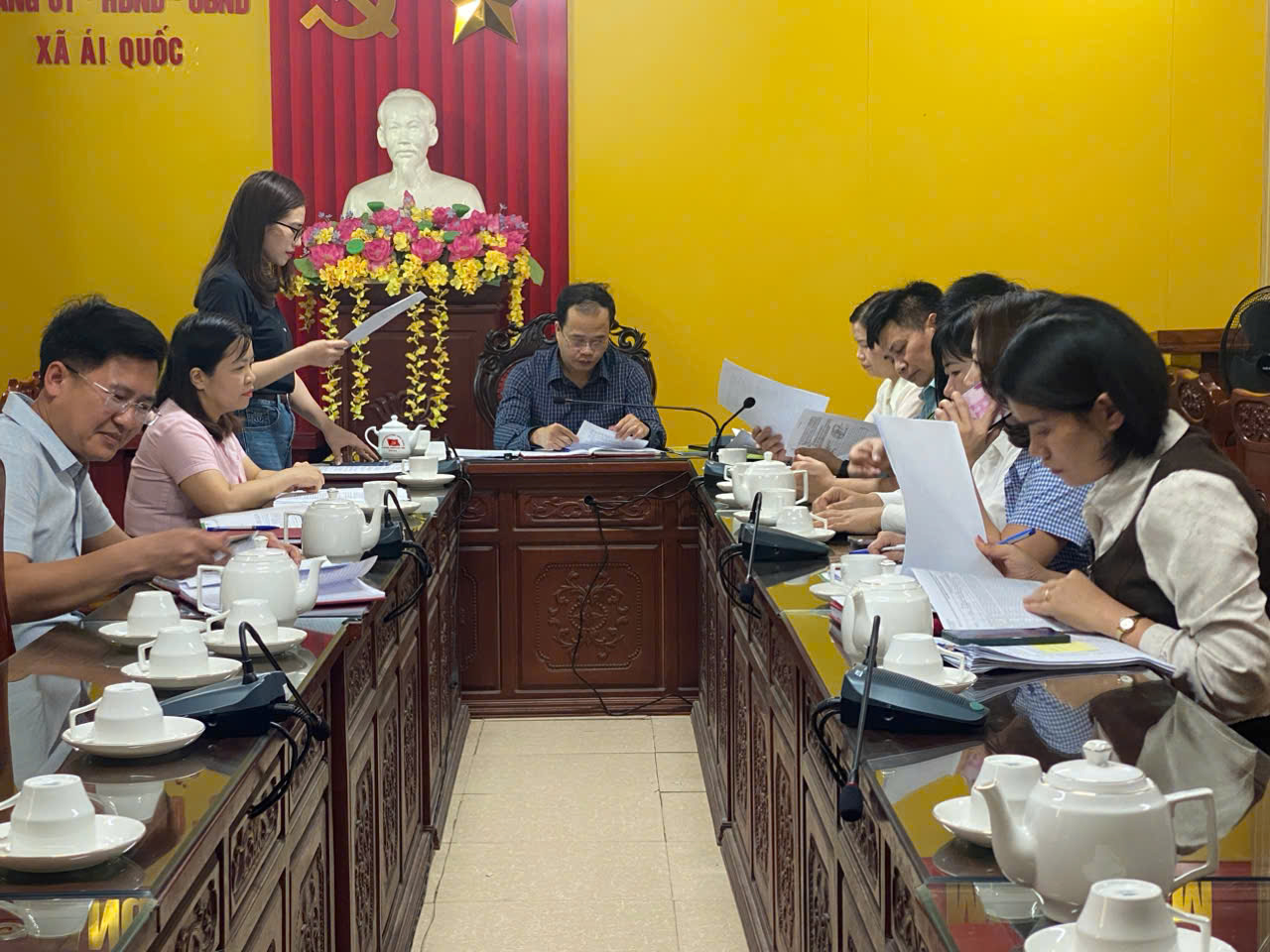 Xã Ái Quốc tổ chức phiên họp lần thứ nhất ban đại diện HĐQT Ngân hàng Chính sách xã hội – tăng cường hiệu quả tín dụng chính sách, bảo đảm an sinh xã hội