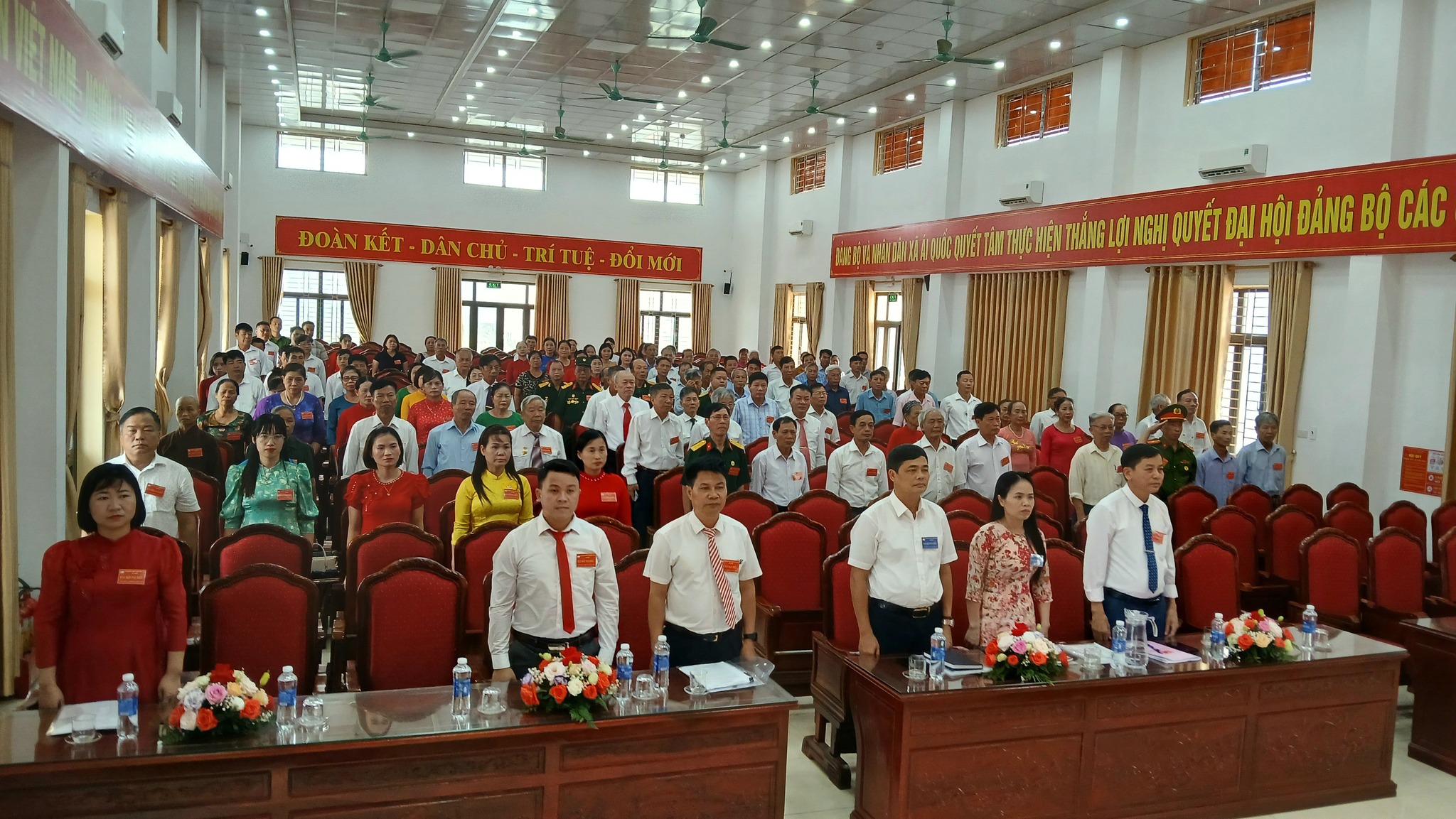 Phiên thứ nhất Đại hội đại biểu MTTQ Việt Nam xã Ái Quốc lần thứ I, nhiệm kỳ 2025 - 2030