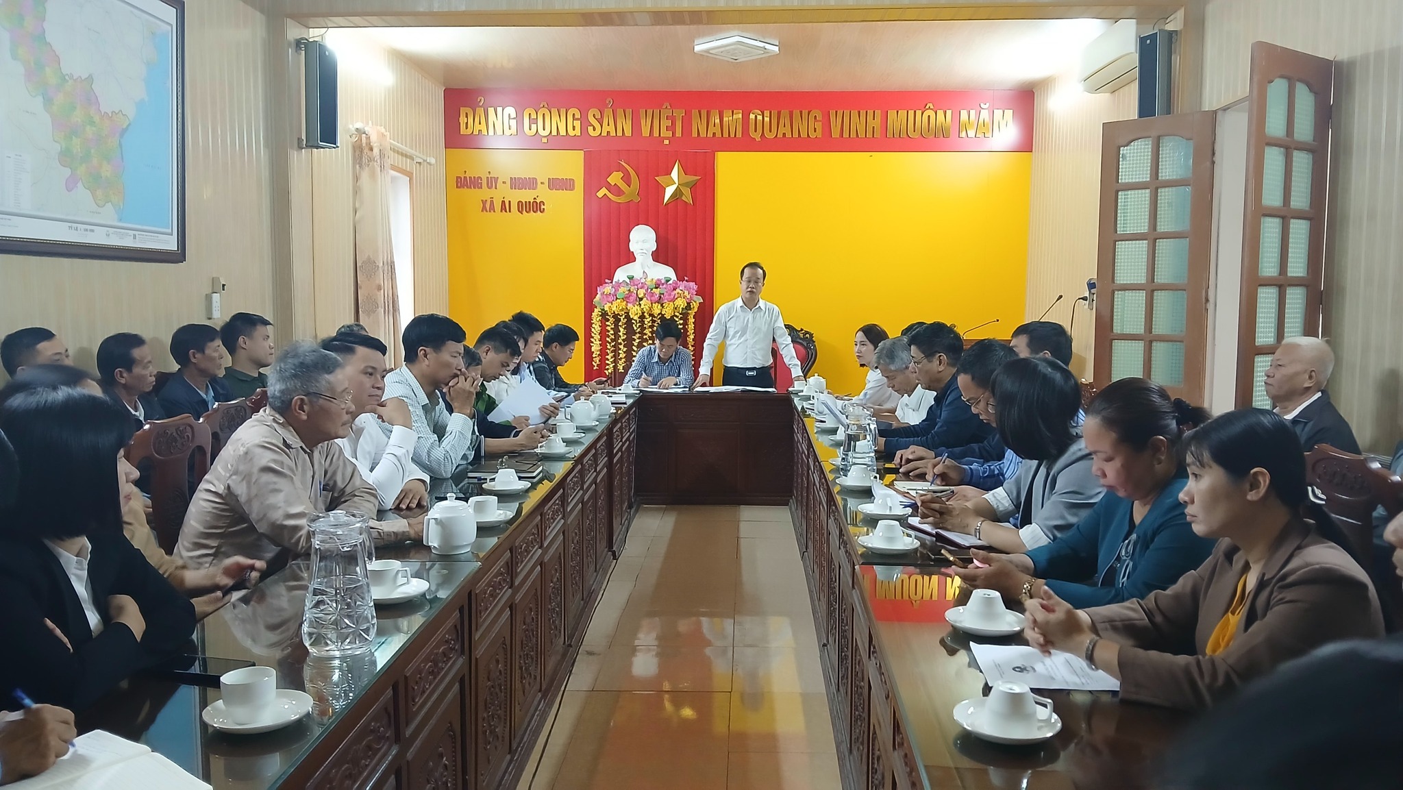 Ái Quốc: Đôn đốc thực hiện rà soát, làm sạch cơ sở dữ liệu đất đai trên địa bàn