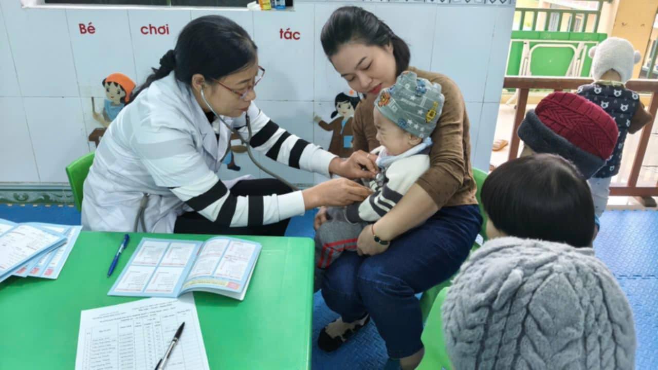 Trường mầm non Tây Tiến tổ chức khám sức khỏe định kỳ cho học sinh năm học 2025–2026