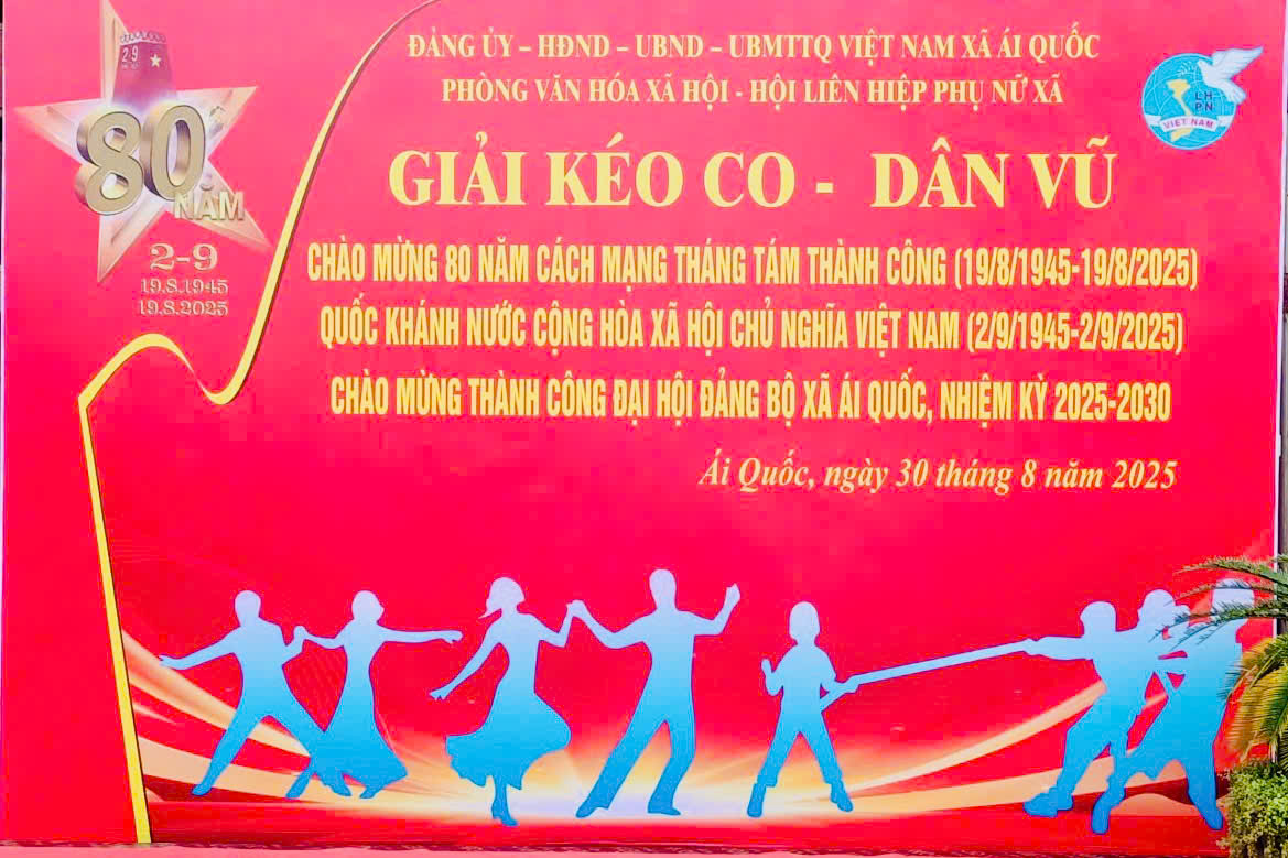 Ái Quốc: Tổ chức các hoạt động văn nghệ, thể thao chào mừng Quốc Khánh 2/9
