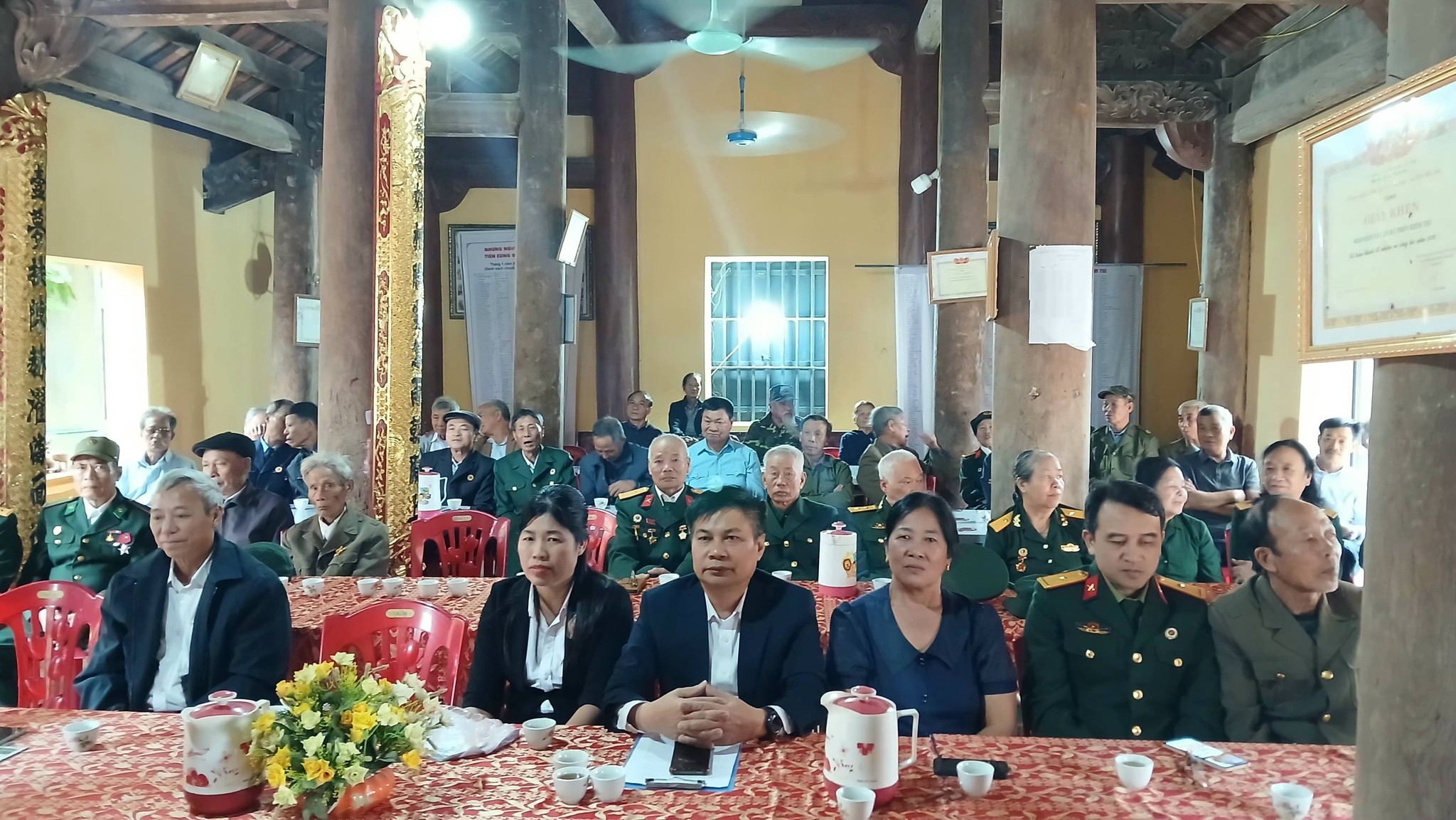 Chi hội CCB thôn Diêm Trì xã Ái Quốc kỷ niệm 36 năm ngày thành lập hội Cựu chiến binh Việt Nam và tổng kết công tác hội năm 2025