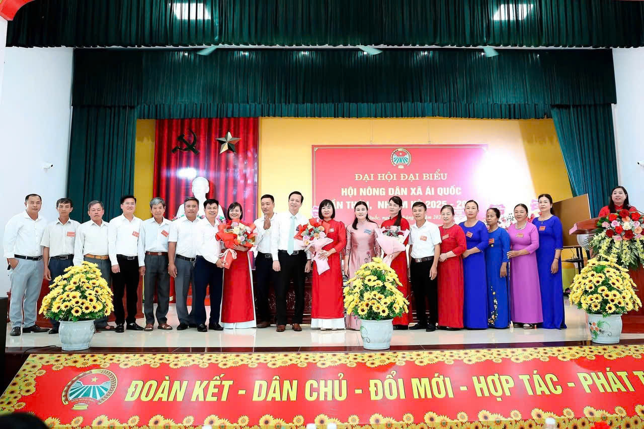 Đại hội đại biểu Hội Nông dân xã Ái Quốc lần thứ I, nhiệm kỳ 2025 – 2030