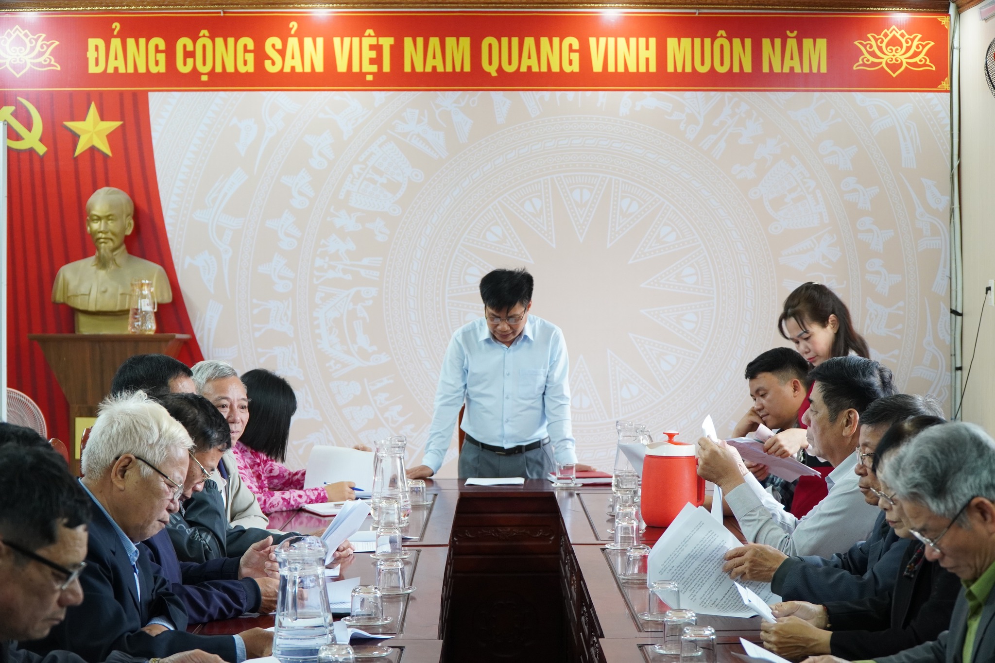 UBMTTQ xã Ái Quốc tổ chức Hội nghị triển khai kế hoạch tiếp xúc cử tri vận động bầu cử đối với người ứng cử đại biểu HĐND xã nhiệm kỳ 2026–2031