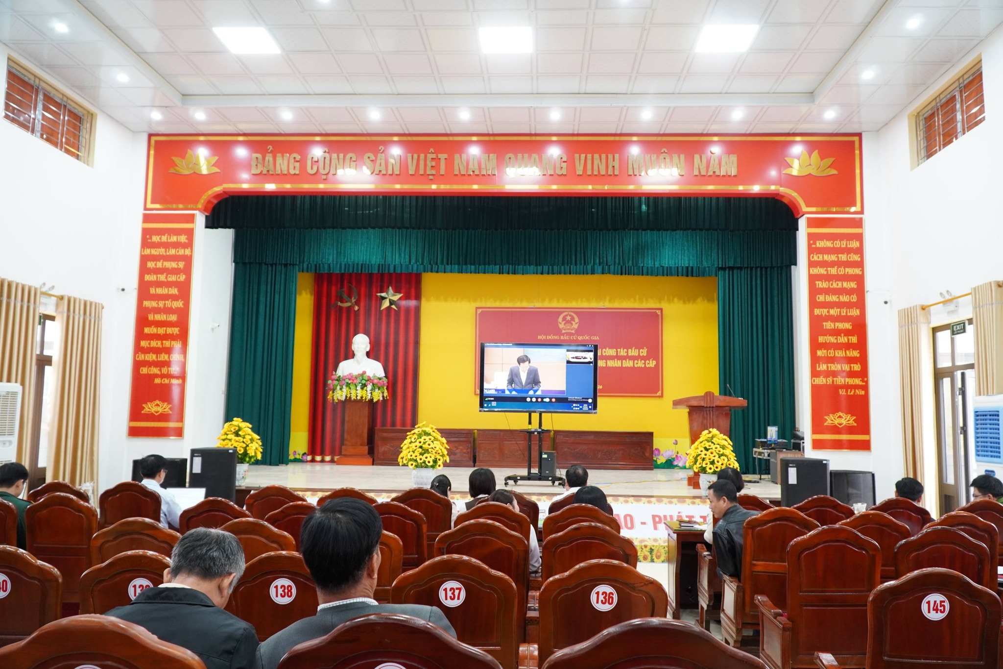 Xã Ái Quốc dự hội nghị trực tuyến toàn quốc triển khai công tác bầu cử đại biểu quốc hội khóa XVI và đại biểu HĐND các cấp nhiệm kỳ 2026-2031