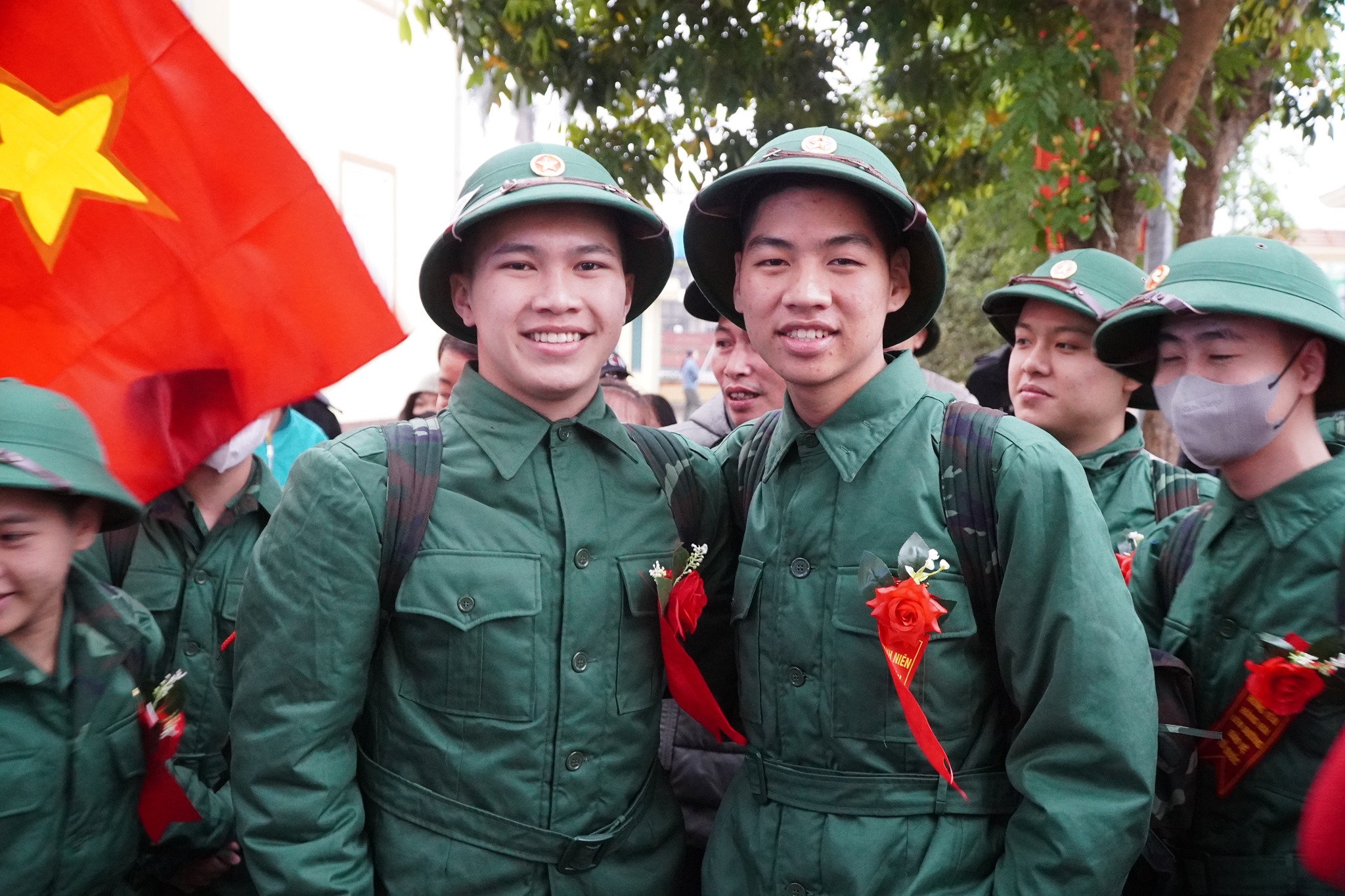 Ái Quốc: 29 thanh niên lên đường nhập ngũ và thực hiện nghĩa vụ Công an nhân dân