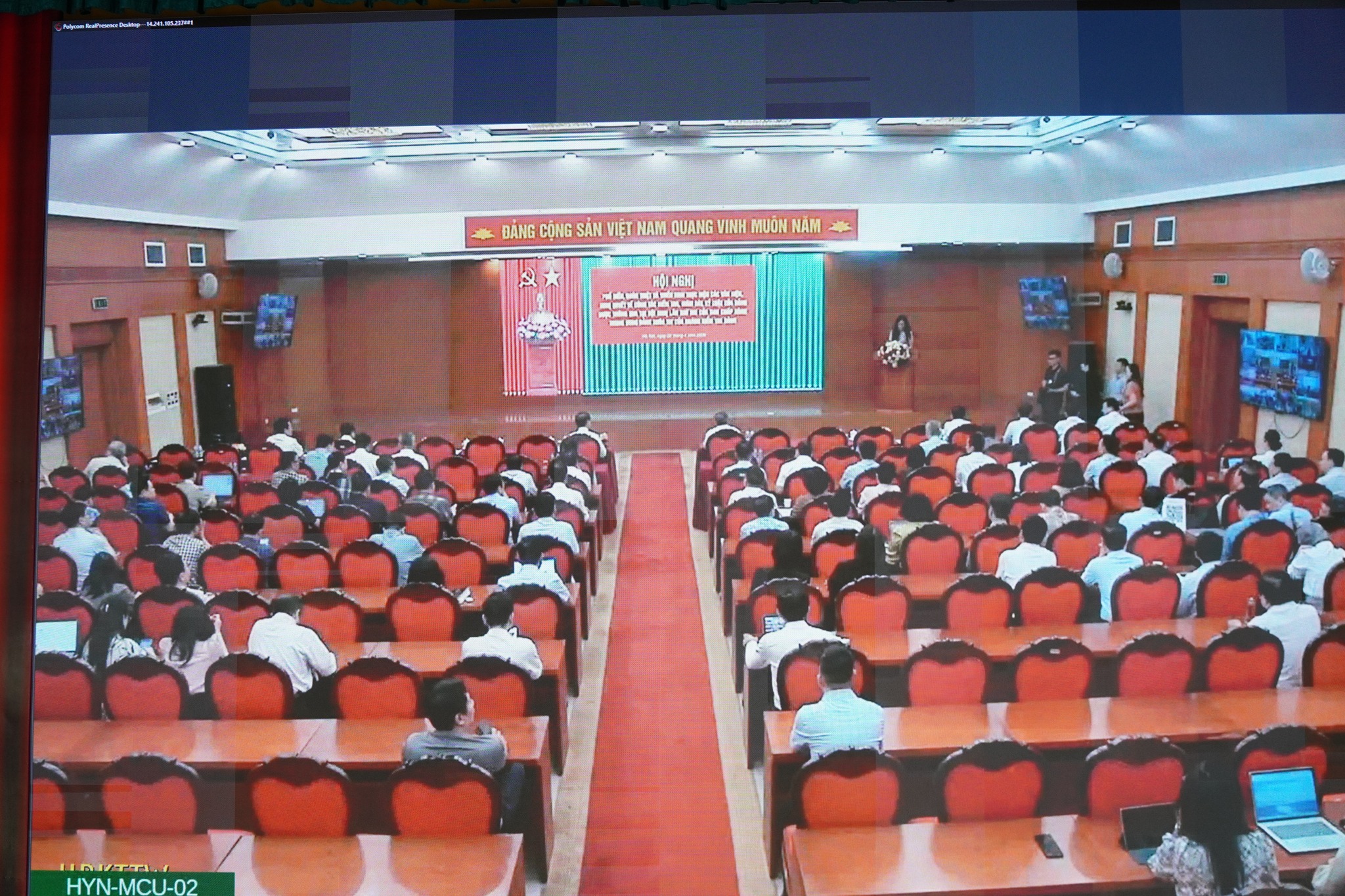 Hội nghị trực tuyến toàn quốc quán triệt nghị quyết về công tác kiểm tra, giám sát của Đảng