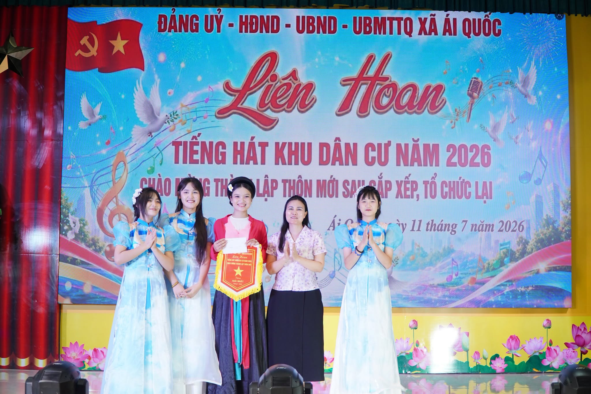 Xã Ái Quốc tổ chức Liên hoan Tiếng hát khu dân cư năm 2026