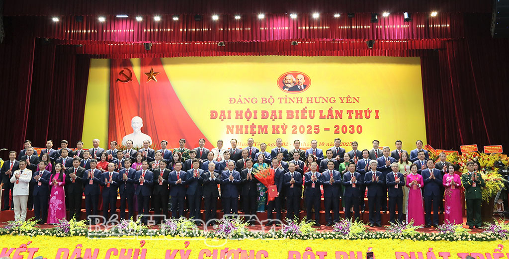 Đại hội đại biểu Đảng bộ tỉnh Hưng Yên lần thứ I, nhiệm kỳ 2025 - 2030 thành công tốt đẹp
