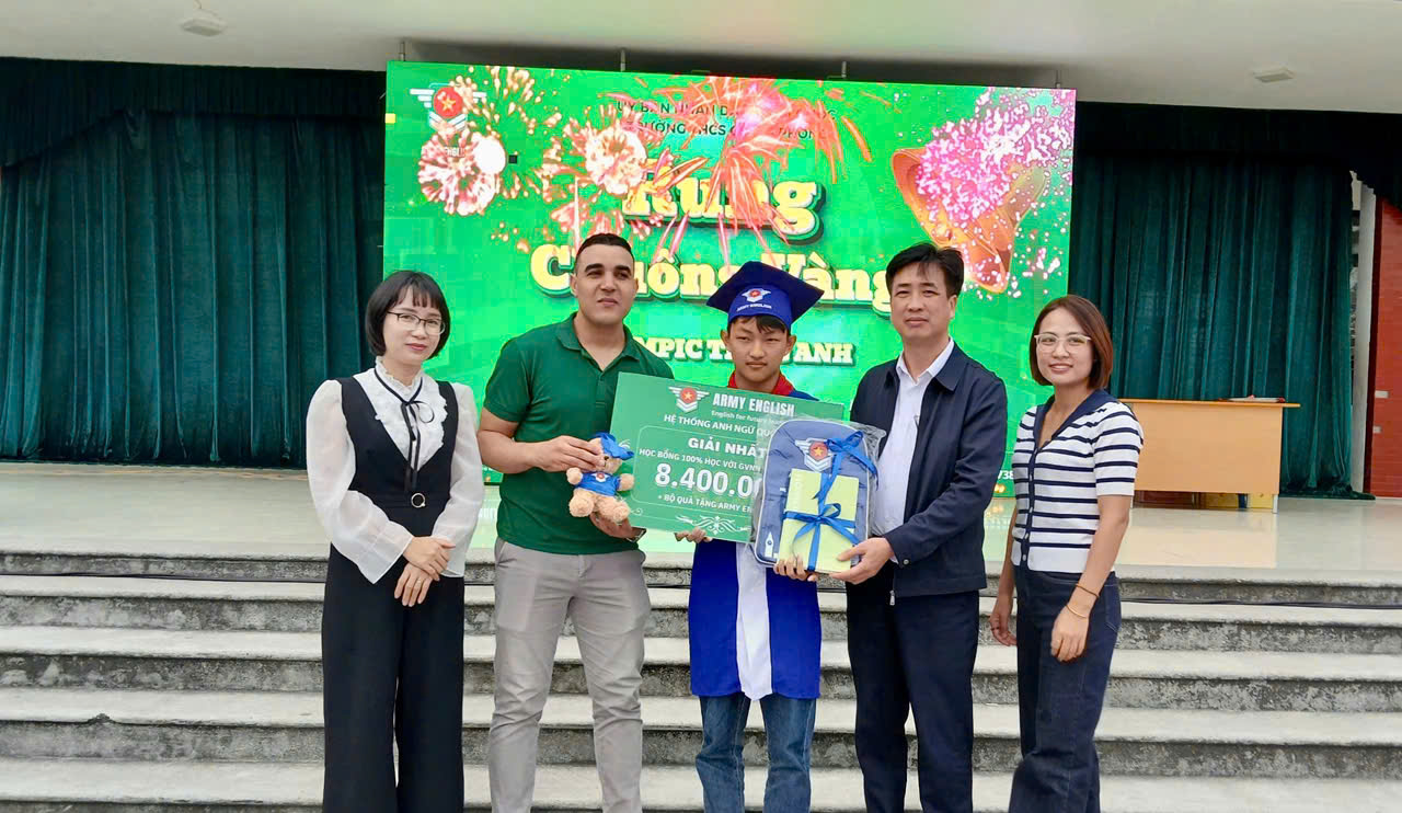 Học sinh trường THCS Giang Phong tỏa sáng trong sân chơi “Rung chuông vàng tiếng Anh”