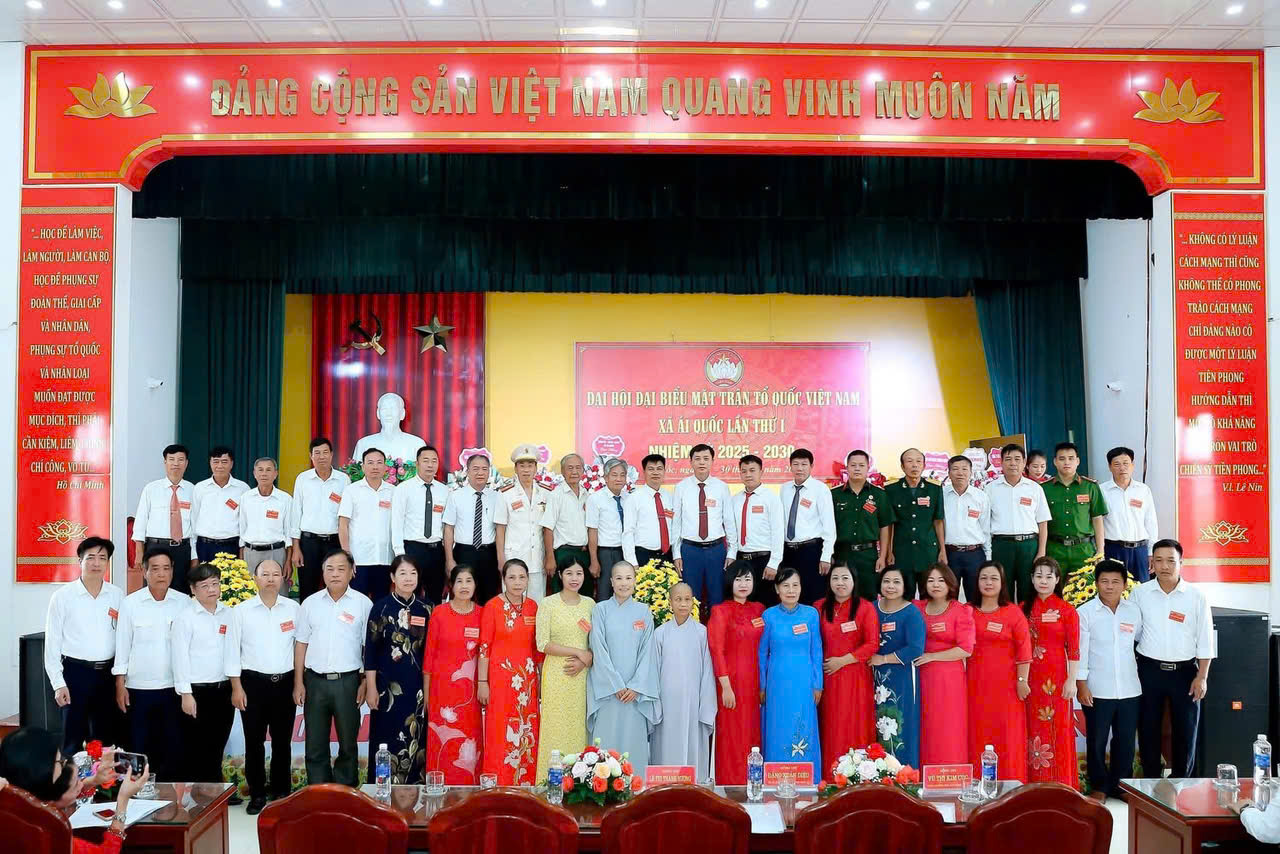 Đại hội đại biểu Mặt trận Tổ quốc Việt Nam xã Ái Quốc lần thứ I, nhiệm kỳ 2025 - 2030