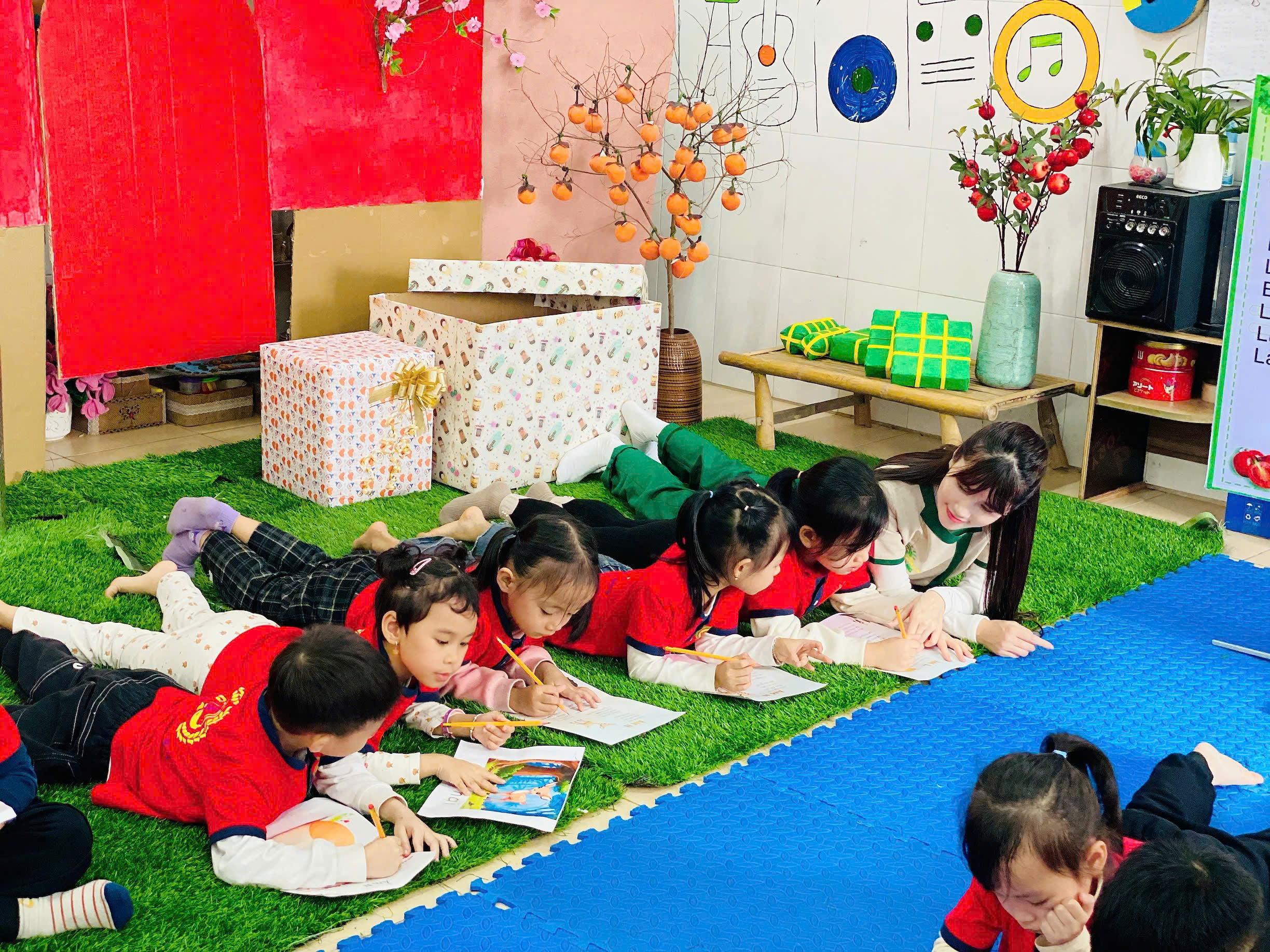 Các trường học trên địa bàn xã Ái Quốc sôi nổi tổ chức Ngày Văn hóa đọc