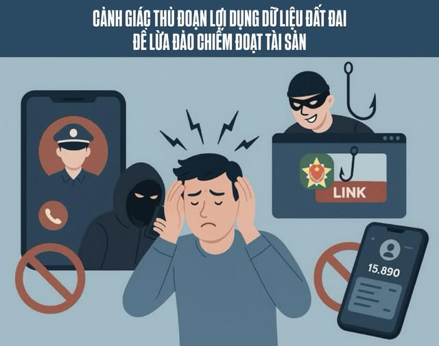 Cảnh báo thủ đoạn giả danh cán bộ văn phòng đăng ký đất đai, cán bộ địa chính để lừa đảo, chiếm đoạt tài sản