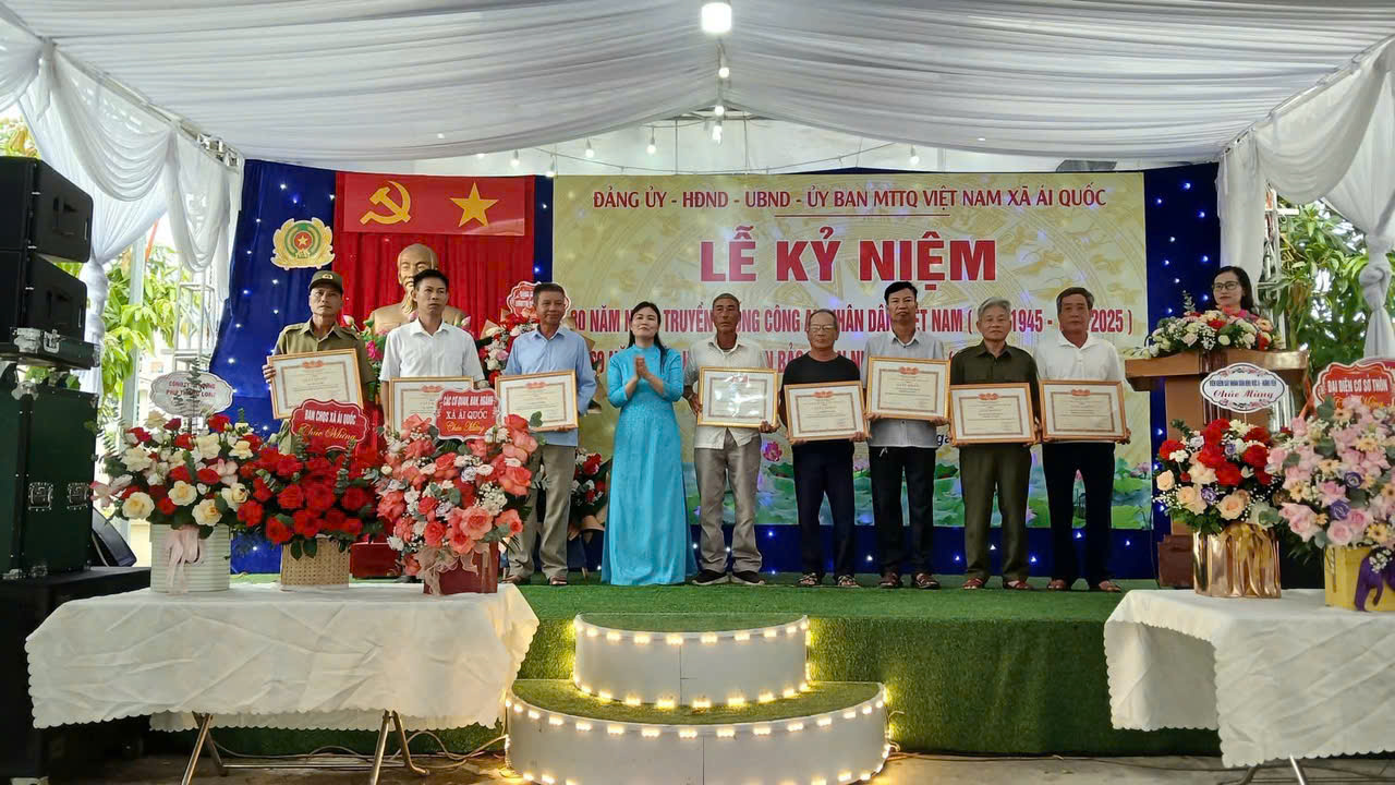 Ái Quốc: Kỷ niệm 80 ngày truyền thống Công an Nhân dân Việt Nam, 20 năm ngày hội Toàn dân bảo vệ an ninh Tổ quốc