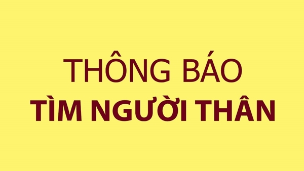 Thông  báo: Về việc tìm người thân của trẻ bị bỏ rơi