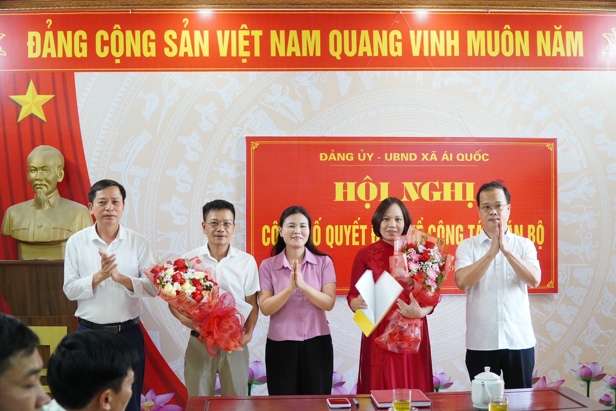 Hội nghị công bố Quyết định bổ nhiệm Phó Hiệu trưởng trường Tiểu học Ái Quốc 
